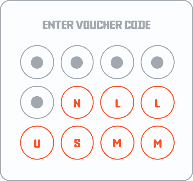 Step 1: Enter your BitGift code